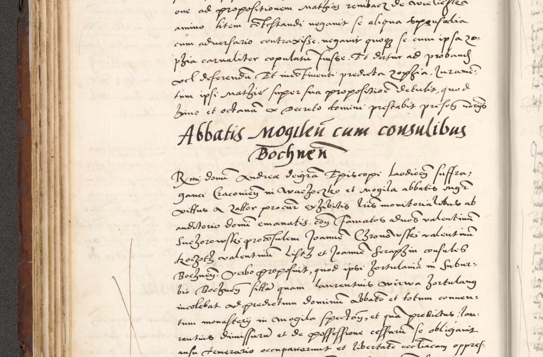 Zdjęcie nr 144 dla obiektu archiwalnego: Acta actorum causarum, sententiarum tam diffinitivarum quam interlocutoriam, obligationum, constitutionum, contractuum etc. coram reverendo patre domino Petro Porembski preposito Oswieczimensi, canonico et officiali Cracoviensi de anno Domini millesimo DºLº quarto, indictione duodecima, pontificatus sanctissimi in Christo patris et domini nostri domini Julii divina providencia papae eius nominis tercii, anno quarto, a die et mense infrasciptis continuantur