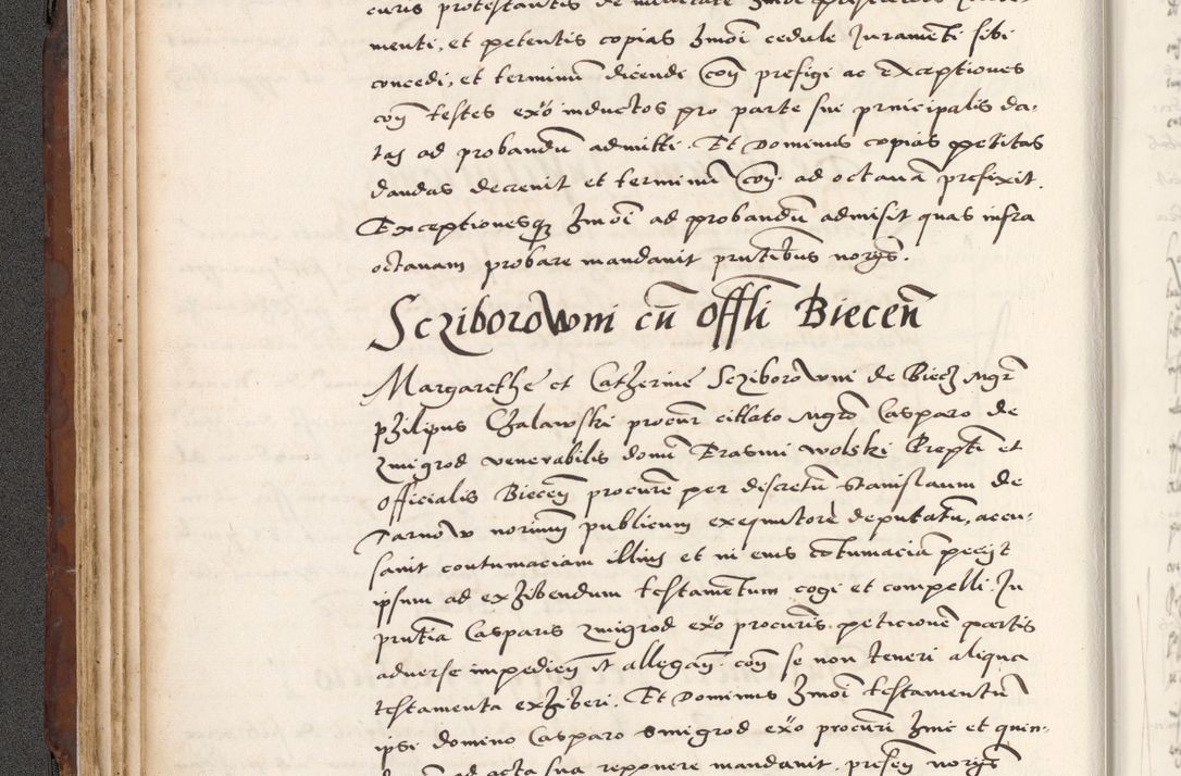 Zdjęcie nr 138 dla obiektu archiwalnego: Acta actorum causarum, sententiarum tam diffinitivarum quam interlocutoriam, obligationum, constitutionum, contractuum etc. coram reverendo patre domino Petro Porembski preposito Oswieczimensi, canonico et officiali Cracoviensi de anno Domini millesimo DºLº quarto, indictione duodecima, pontificatus sanctissimi in Christo patris et domini nostri domini Julii divina providencia papae eius nominis tercii, anno quarto, a die et mense infrasciptis continuantur