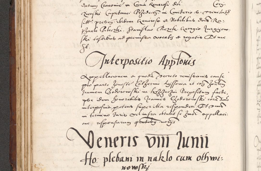 Zdjęcie nr 140 dla obiektu archiwalnego: Acta actorum causarum, sententiarum tam diffinitivarum quam interlocutoriam, obligationum, constitutionum, contractuum etc. coram reverendo patre domino Petro Porembski preposito Oswieczimensi, canonico et officiali Cracoviensi de anno Domini millesimo DºLº quarto, indictione duodecima, pontificatus sanctissimi in Christo patris et domini nostri domini Julii divina providencia papae eius nominis tercii, anno quarto, a die et mense infrasciptis continuantur
