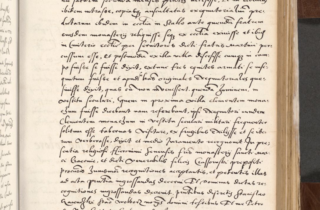 Zdjęcie nr 133 dla obiektu archiwalnego: Acta actorum causarum, sententiarum tam diffinitivarum quam interlocutoriam, obligationum, constitutionum, contractuum etc. coram reverendo patre domino Petro Porembski preposito Oswieczimensi, canonico et officiali Cracoviensi de anno Domini millesimo DºLº quarto, indictione duodecima, pontificatus sanctissimi in Christo patris et domini nostri domini Julii divina providencia papae eius nominis tercii, anno quarto, a die et mense infrasciptis continuantur