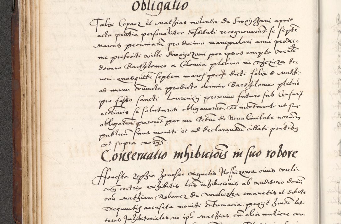 Zdjęcie nr 134 dla obiektu archiwalnego: Acta actorum causarum, sententiarum tam diffinitivarum quam interlocutoriam, obligationum, constitutionum, contractuum etc. coram reverendo patre domino Petro Porembski preposito Oswieczimensi, canonico et officiali Cracoviensi de anno Domini millesimo DºLº quarto, indictione duodecima, pontificatus sanctissimi in Christo patris et domini nostri domini Julii divina providencia papae eius nominis tercii, anno quarto, a die et mense infrasciptis continuantur
