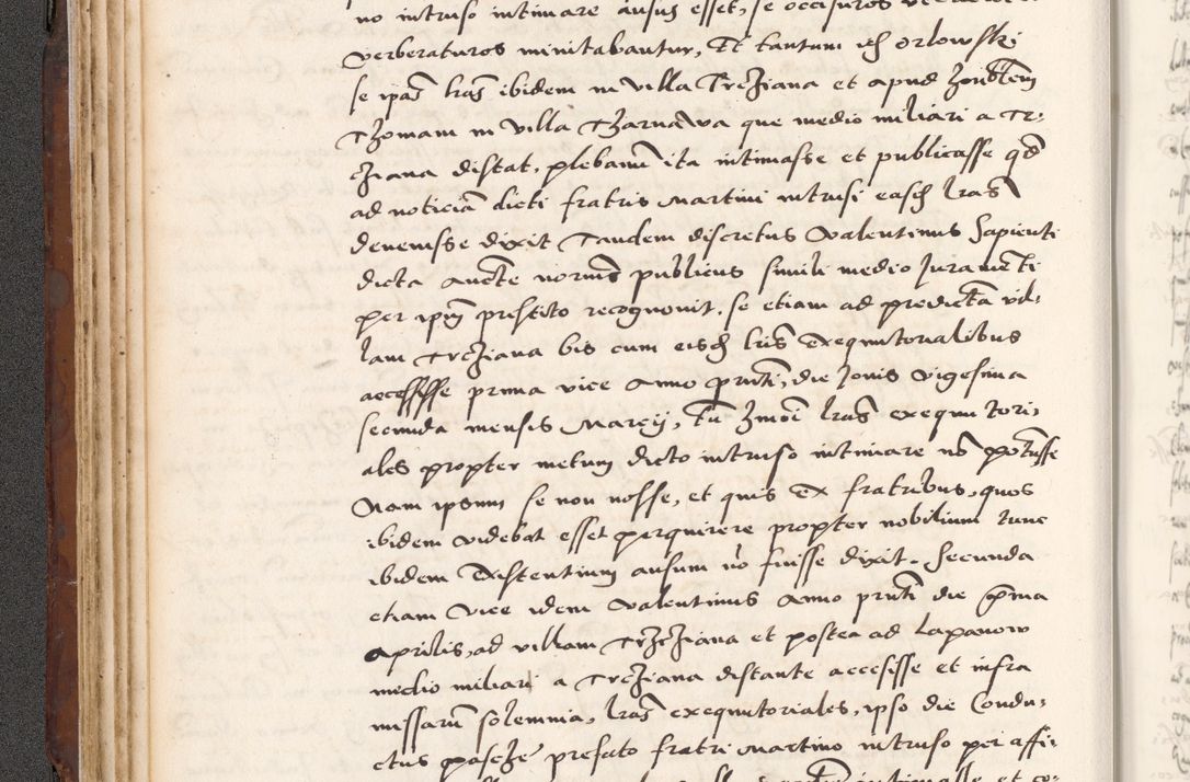 Zdjęcie nr 132 dla obiektu archiwalnego: Acta actorum causarum, sententiarum tam diffinitivarum quam interlocutoriam, obligationum, constitutionum, contractuum etc. coram reverendo patre domino Petro Porembski preposito Oswieczimensi, canonico et officiali Cracoviensi de anno Domini millesimo DºLº quarto, indictione duodecima, pontificatus sanctissimi in Christo patris et domini nostri domini Julii divina providencia papae eius nominis tercii, anno quarto, a die et mense infrasciptis continuantur