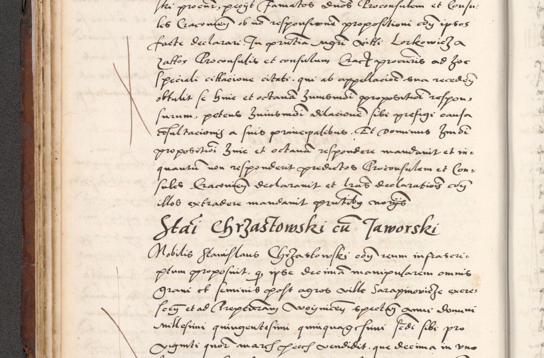 Zdjęcie nr 118 dla obiektu archiwalnego: Acta actorum causarum, sententiarum tam diffinitivarum quam interlocutoriam, obligationum, constitutionum, contractuum etc. coram reverendo patre domino Petro Porembski preposito Oswieczimensi, canonico et officiali Cracoviensi de anno Domini millesimo DºLº quarto, indictione duodecima, pontificatus sanctissimi in Christo patris et domini nostri domini Julii divina providencia papae eius nominis tercii, anno quarto, a die et mense infrasciptis continuantur