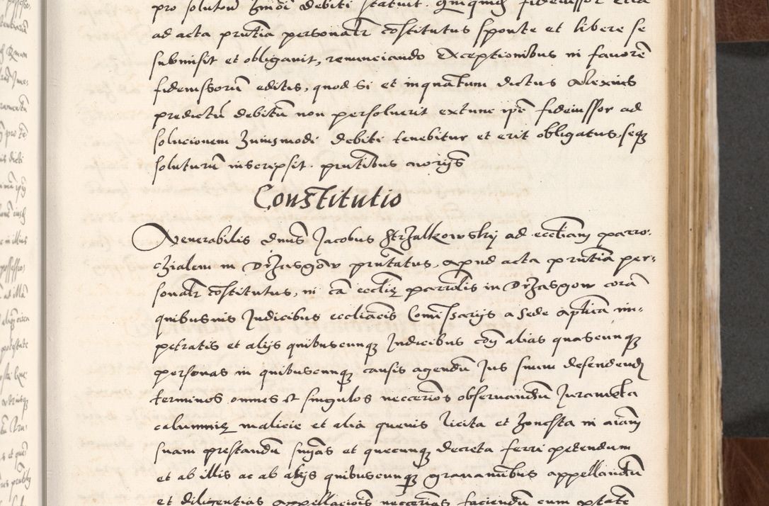 Zdjęcie nr 117 dla obiektu archiwalnego: Acta actorum causarum, sententiarum tam diffinitivarum quam interlocutoriam, obligationum, constitutionum, contractuum etc. coram reverendo patre domino Petro Porembski preposito Oswieczimensi, canonico et officiali Cracoviensi de anno Domini millesimo DºLº quarto, indictione duodecima, pontificatus sanctissimi in Christo patris et domini nostri domini Julii divina providencia papae eius nominis tercii, anno quarto, a die et mense infrasciptis continuantur