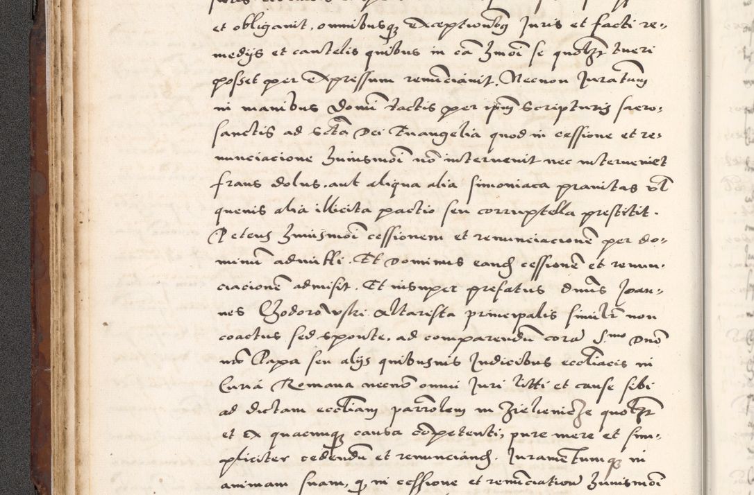 Zdjęcie nr 110 dla obiektu archiwalnego: Acta actorum causarum, sententiarum tam diffinitivarum quam interlocutoriam, obligationum, constitutionum, contractuum etc. coram reverendo patre domino Petro Porembski preposito Oswieczimensi, canonico et officiali Cracoviensi de anno Domini millesimo DºLº quarto, indictione duodecima, pontificatus sanctissimi in Christo patris et domini nostri domini Julii divina providencia papae eius nominis tercii, anno quarto, a die et mense infrasciptis continuantur
