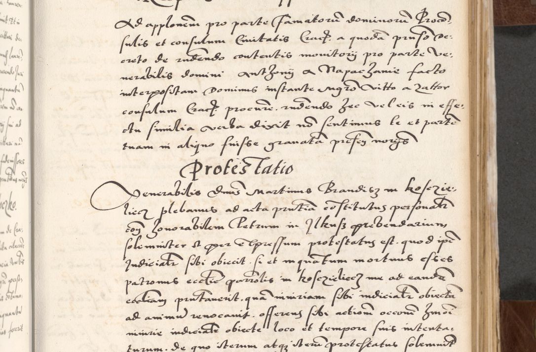 Zdjęcie nr 105 dla obiektu archiwalnego: Acta actorum causarum, sententiarum tam diffinitivarum quam interlocutoriam, obligationum, constitutionum, contractuum etc. coram reverendo patre domino Petro Porembski preposito Oswieczimensi, canonico et officiali Cracoviensi de anno Domini millesimo DºLº quarto, indictione duodecima, pontificatus sanctissimi in Christo patris et domini nostri domini Julii divina providencia papae eius nominis tercii, anno quarto, a die et mense infrasciptis continuantur