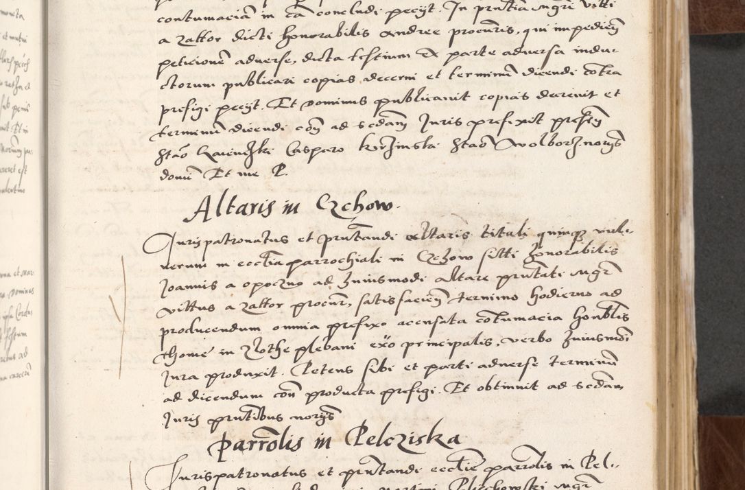 Zdjęcie nr 93 dla obiektu archiwalnego: Acta actorum causarum, sententiarum tam diffinitivarum quam interlocutoriam, obligationum, constitutionum, contractuum etc. coram reverendo patre domino Petro Porembski preposito Oswieczimensi, canonico et officiali Cracoviensi de anno Domini millesimo DºLº quarto, indictione duodecima, pontificatus sanctissimi in Christo patris et domini nostri domini Julii divina providencia papae eius nominis tercii, anno quarto, a die et mense infrasciptis continuantur