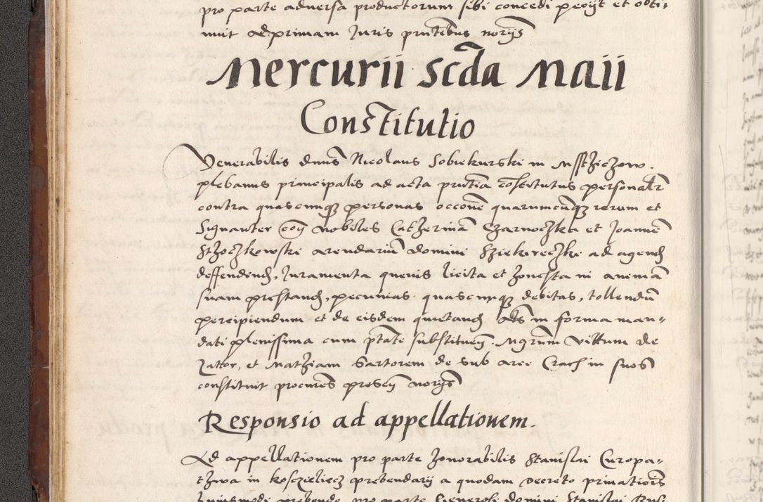 Zdjęcie nr 76 dla obiektu archiwalnego: Acta actorum causarum, sententiarum tam diffinitivarum quam interlocutoriam, obligationum, constitutionum, contractuum etc. coram reverendo patre domino Petro Porembski preposito Oswieczimensi, canonico et officiali Cracoviensi de anno Domini millesimo DºLº quarto, indictione duodecima, pontificatus sanctissimi in Christo patris et domini nostri domini Julii divina providencia papae eius nominis tercii, anno quarto, a die et mense infrasciptis continuantur