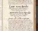 Zdjęcie nr 63 dla obiektu archiwalnego: Acta actorum causarum, sententiarum tam diffinitivarum quam interlocutoriam, obligationum, constitutionum, contractuum etc. coram reverendo patre domino Petro Porembski preposito Oswieczimensi, canonico et officiali Cracoviensi de anno Domini millesimo DºLº quarto, indictione duodecima, pontificatus sanctissimi in Christo patris et domini nostri domini Julii divina providencia papae eius nominis tercii, anno quarto, a die et mense infrasciptis continuantur