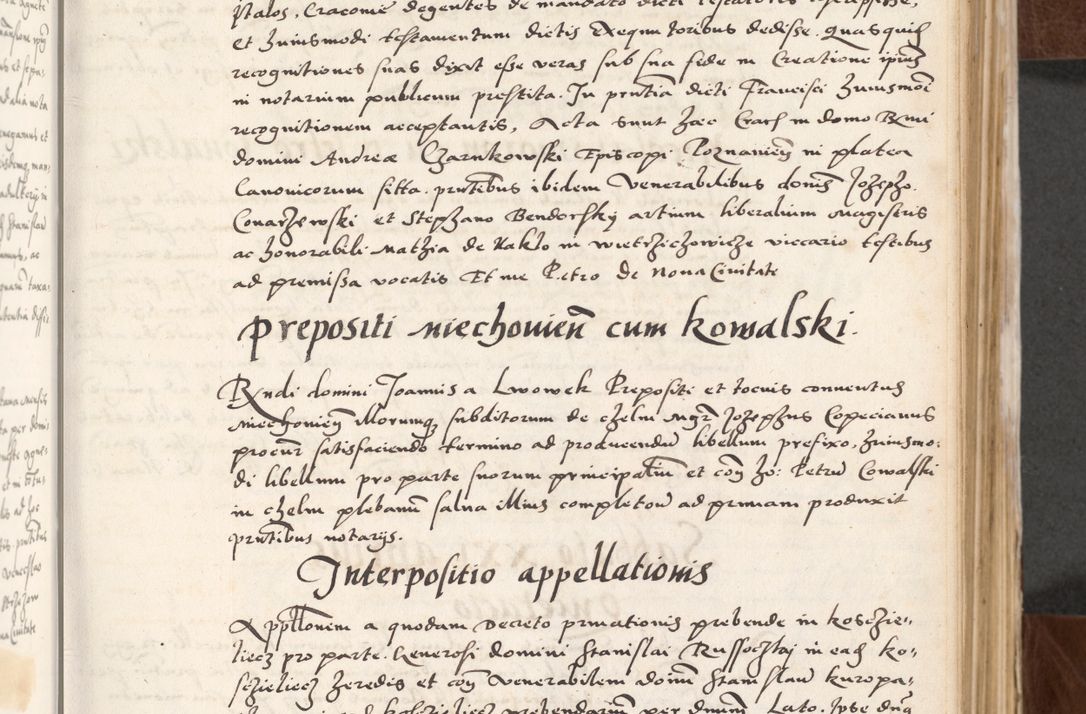 Zdjęcie nr 61 dla obiektu archiwalnego: Acta actorum causarum, sententiarum tam diffinitivarum quam interlocutoriam, obligationum, constitutionum, contractuum etc. coram reverendo patre domino Petro Porembski preposito Oswieczimensi, canonico et officiali Cracoviensi de anno Domini millesimo DºLº quarto, indictione duodecima, pontificatus sanctissimi in Christo patris et domini nostri domini Julii divina providencia papae eius nominis tercii, anno quarto, a die et mense infrasciptis continuantur