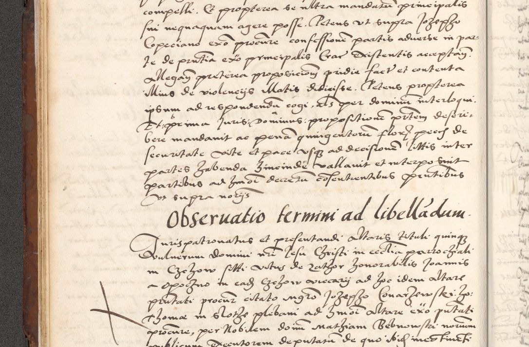 Zdjęcie nr 54 dla obiektu archiwalnego: Acta actorum causarum, sententiarum tam diffinitivarum quam interlocutoriam, obligationum, constitutionum, contractuum etc. coram reverendo patre domino Petro Porembski preposito Oswieczimensi, canonico et officiali Cracoviensi de anno Domini millesimo DºLº quarto, indictione duodecima, pontificatus sanctissimi in Christo patris et domini nostri domini Julii divina providencia papae eius nominis tercii, anno quarto, a die et mense infrasciptis continuantur