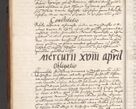 Zdjęcie nr 56 dla obiektu archiwalnego: Acta actorum causarum, sententiarum tam diffinitivarum quam interlocutoriam, obligationum, constitutionum, contractuum etc. coram reverendo patre domino Petro Porembski preposito Oswieczimensi, canonico et officiali Cracoviensi de anno Domini millesimo DºLº quarto, indictione duodecima, pontificatus sanctissimi in Christo patris et domini nostri domini Julii divina providencia papae eius nominis tercii, anno quarto, a die et mense infrasciptis continuantur