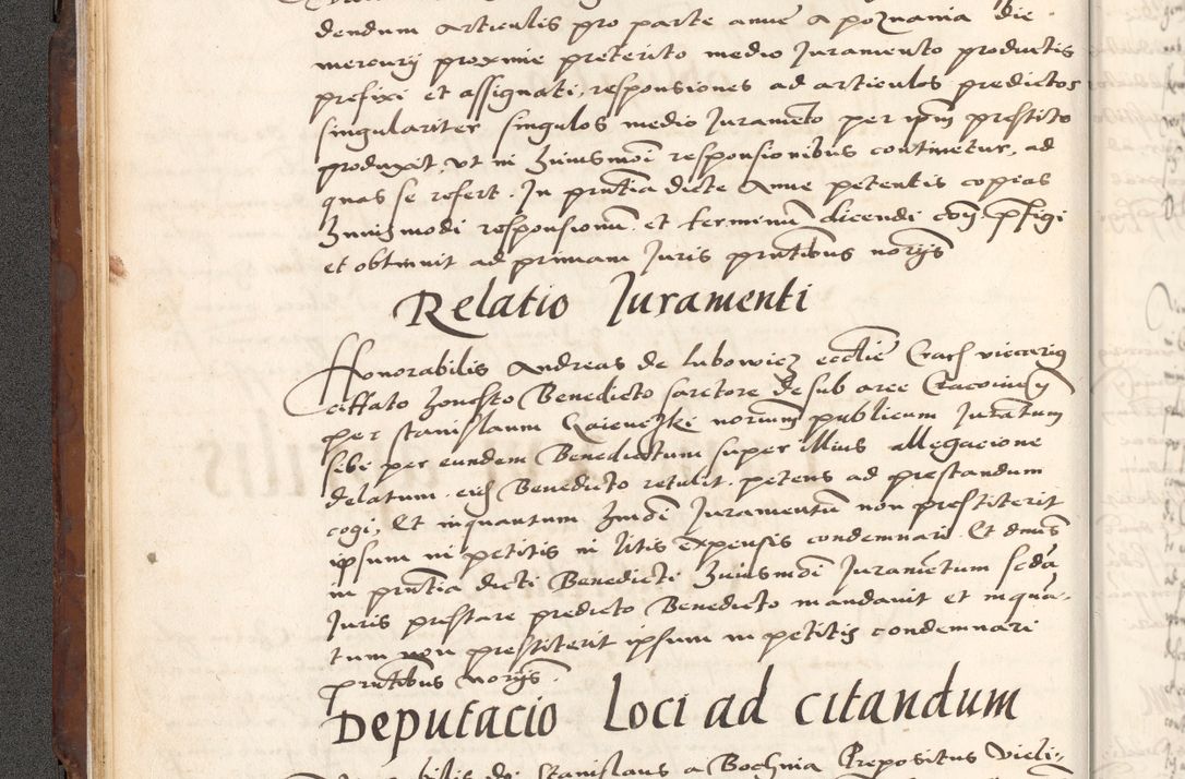 Zdjęcie nr 52 dla obiektu archiwalnego: Acta actorum causarum, sententiarum tam diffinitivarum quam interlocutoriam, obligationum, constitutionum, contractuum etc. coram reverendo patre domino Petro Porembski preposito Oswieczimensi, canonico et officiali Cracoviensi de anno Domini millesimo DºLº quarto, indictione duodecima, pontificatus sanctissimi in Christo patris et domini nostri domini Julii divina providencia papae eius nominis tercii, anno quarto, a die et mense infrasciptis continuantur