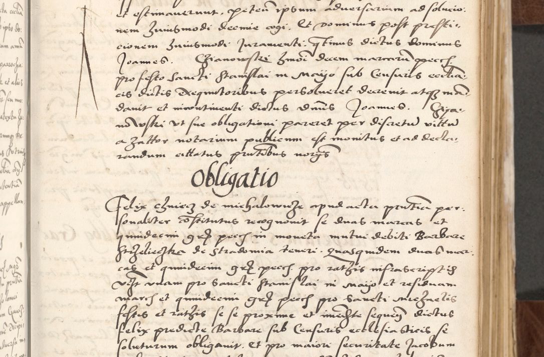 Zdjęcie nr 49 dla obiektu archiwalnego: Acta actorum causarum, sententiarum tam diffinitivarum quam interlocutoriam, obligationum, constitutionum, contractuum etc. coram reverendo patre domino Petro Porembski preposito Oswieczimensi, canonico et officiali Cracoviensi de anno Domini millesimo DºLº quarto, indictione duodecima, pontificatus sanctissimi in Christo patris et domini nostri domini Julii divina providencia papae eius nominis tercii, anno quarto, a die et mense infrasciptis continuantur