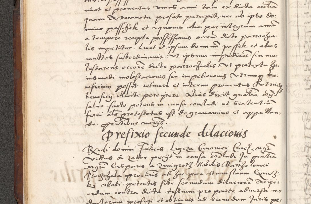 Zdjęcie nr 48 dla obiektu archiwalnego: Acta actorum causarum, sententiarum tam diffinitivarum quam interlocutoriam, obligationum, constitutionum, contractuum etc. coram reverendo patre domino Petro Porembski preposito Oswieczimensi, canonico et officiali Cracoviensi de anno Domini millesimo DºLº quarto, indictione duodecima, pontificatus sanctissimi in Christo patris et domini nostri domini Julii divina providencia papae eius nominis tercii, anno quarto, a die et mense infrasciptis continuantur