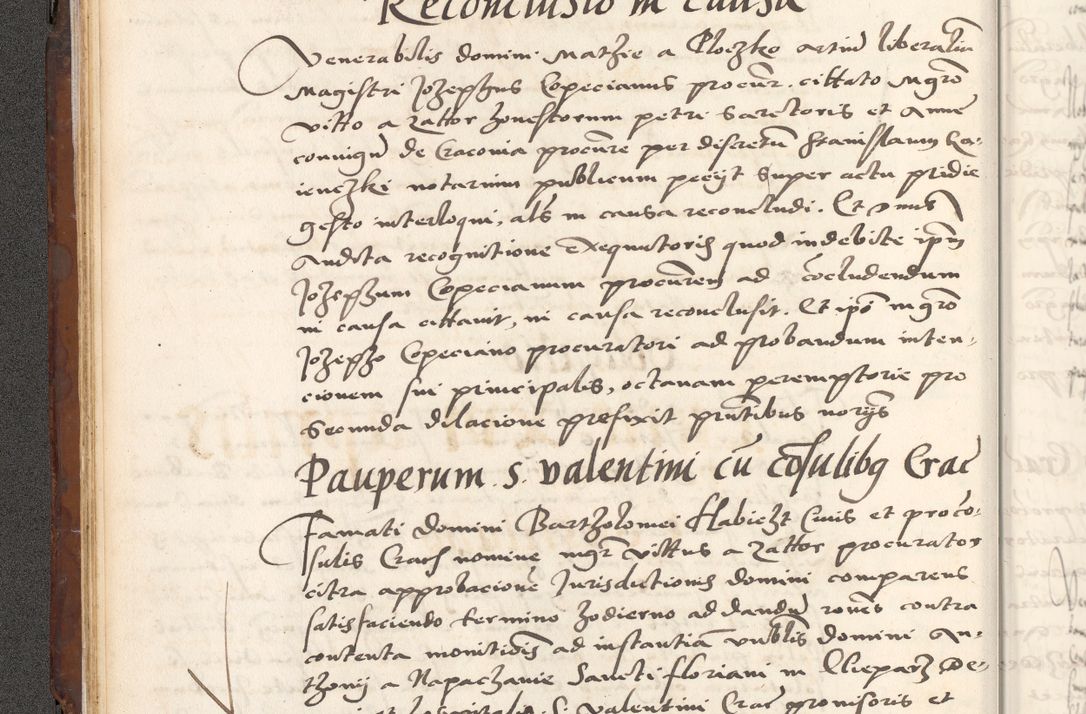 Zdjęcie nr 50 dla obiektu archiwalnego: Acta actorum causarum, sententiarum tam diffinitivarum quam interlocutoriam, obligationum, constitutionum, contractuum etc. coram reverendo patre domino Petro Porembski preposito Oswieczimensi, canonico et officiali Cracoviensi de anno Domini millesimo DºLº quarto, indictione duodecima, pontificatus sanctissimi in Christo patris et domini nostri domini Julii divina providencia papae eius nominis tercii, anno quarto, a die et mense infrasciptis continuantur