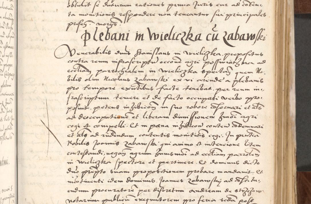 Zdjęcie nr 45 dla obiektu archiwalnego: Acta actorum causarum, sententiarum tam diffinitivarum quam interlocutoriam, obligationum, constitutionum, contractuum etc. coram reverendo patre domino Petro Porembski preposito Oswieczimensi, canonico et officiali Cracoviensi de anno Domini millesimo DºLº quarto, indictione duodecima, pontificatus sanctissimi in Christo patris et domini nostri domini Julii divina providencia papae eius nominis tercii, anno quarto, a die et mense infrasciptis continuantur