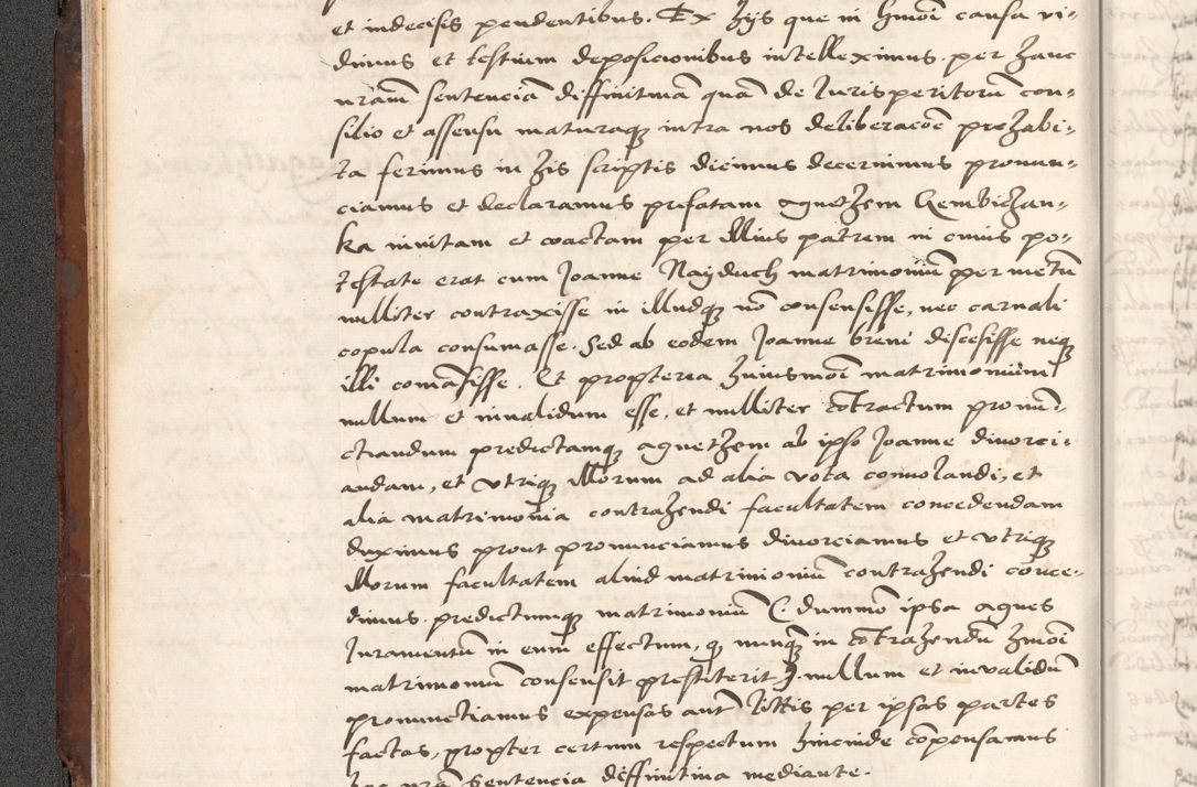 Zdjęcie nr 42 dla obiektu archiwalnego: Acta actorum causarum, sententiarum tam diffinitivarum quam interlocutoriam, obligationum, constitutionum, contractuum etc. coram reverendo patre domino Petro Porembski preposito Oswieczimensi, canonico et officiali Cracoviensi de anno Domini millesimo DºLº quarto, indictione duodecima, pontificatus sanctissimi in Christo patris et domini nostri domini Julii divina providencia papae eius nominis tercii, anno quarto, a die et mense infrasciptis continuantur
