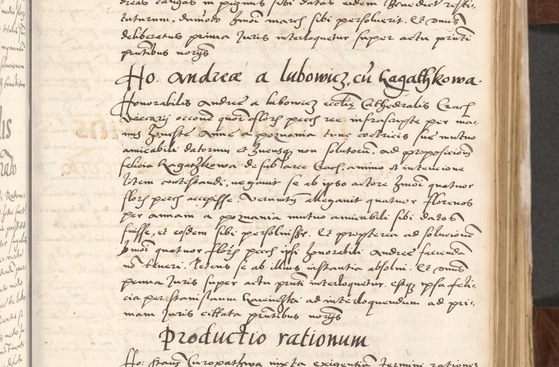 Zdjęcie nr 41 dla obiektu archiwalnego: Acta actorum causarum, sententiarum tam diffinitivarum quam interlocutoriam, obligationum, constitutionum, contractuum etc. coram reverendo patre domino Petro Porembski preposito Oswieczimensi, canonico et officiali Cracoviensi de anno Domini millesimo DºLº quarto, indictione duodecima, pontificatus sanctissimi in Christo patris et domini nostri domini Julii divina providencia papae eius nominis tercii, anno quarto, a die et mense infrasciptis continuantur