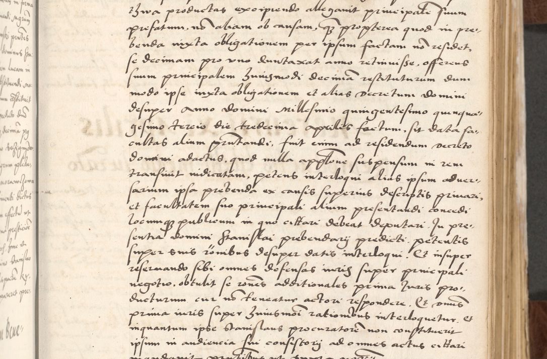 Zdjęcie nr 39 dla obiektu archiwalnego: Acta actorum causarum, sententiarum tam diffinitivarum quam interlocutoriam, obligationum, constitutionum, contractuum etc. coram reverendo patre domino Petro Porembski preposito Oswieczimensi, canonico et officiali Cracoviensi de anno Domini millesimo DºLº quarto, indictione duodecima, pontificatus sanctissimi in Christo patris et domini nostri domini Julii divina providencia papae eius nominis tercii, anno quarto, a die et mense infrasciptis continuantur