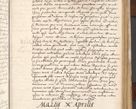 Zdjęcie nr 39 dla obiektu archiwalnego: Acta actorum causarum, sententiarum tam diffinitivarum quam interlocutoriam, obligationum, constitutionum, contractuum etc. coram reverendo patre domino Petro Porembski preposito Oswieczimensi, canonico et officiali Cracoviensi de anno Domini millesimo DºLº quarto, indictione duodecima, pontificatus sanctissimi in Christo patris et domini nostri domini Julii divina providencia papae eius nominis tercii, anno quarto, a die et mense infrasciptis continuantur