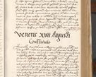 Zdjęcie nr 213 dla obiektu archiwalnego: Acta actorum causarum, sententiarum tam diffinitivarum quam interlocutoriam, obligationum, constitutionum, contractuum etc. coram reverendo patre domino Petro Porembski preposito Oswieczimensi, canonico et officiali Cracoviensi de anno Domini millesimo DºLº quarto, indictione duodecima, pontificatus sanctissimi in Christo patris et domini nostri domini Julii divina providencia papae eius nominis tercii, anno quarto, a die et mense infrasciptis continuantur