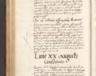 Zdjęcie nr 214 dla obiektu archiwalnego: Acta actorum causarum, sententiarum tam diffinitivarum quam interlocutoriam, obligationum, constitutionum, contractuum etc. coram reverendo patre domino Petro Porembski preposito Oswieczimensi, canonico et officiali Cracoviensi de anno Domini millesimo DºLº quarto, indictione duodecima, pontificatus sanctissimi in Christo patris et domini nostri domini Julii divina providencia papae eius nominis tercii, anno quarto, a die et mense infrasciptis continuantur