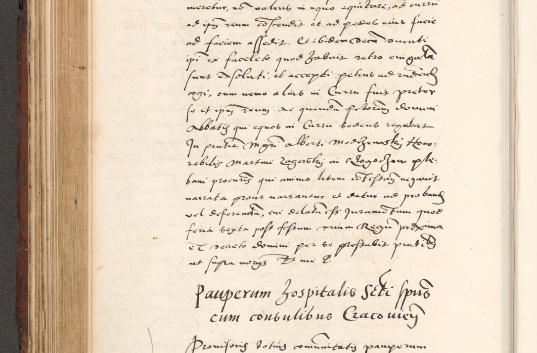 Zdjęcie nr 400 dla obiektu archiwalnego: Acta actorum causarum, sententiarum tam diffinitivarum quam interlocutoriam, obligationum, constitutionum, contractuum etc. coram reverendo patre domino Petro Porembski preposito Oswieczimensi, canonico et officiali Cracoviensi de anno Domini millesimo DºLº quarto, indictione duodecima, pontificatus sanctissimi in Christo patris et domini nostri domini Julii divina providencia papae eius nominis tercii, anno quarto, a die et mense infrasciptis continuantur