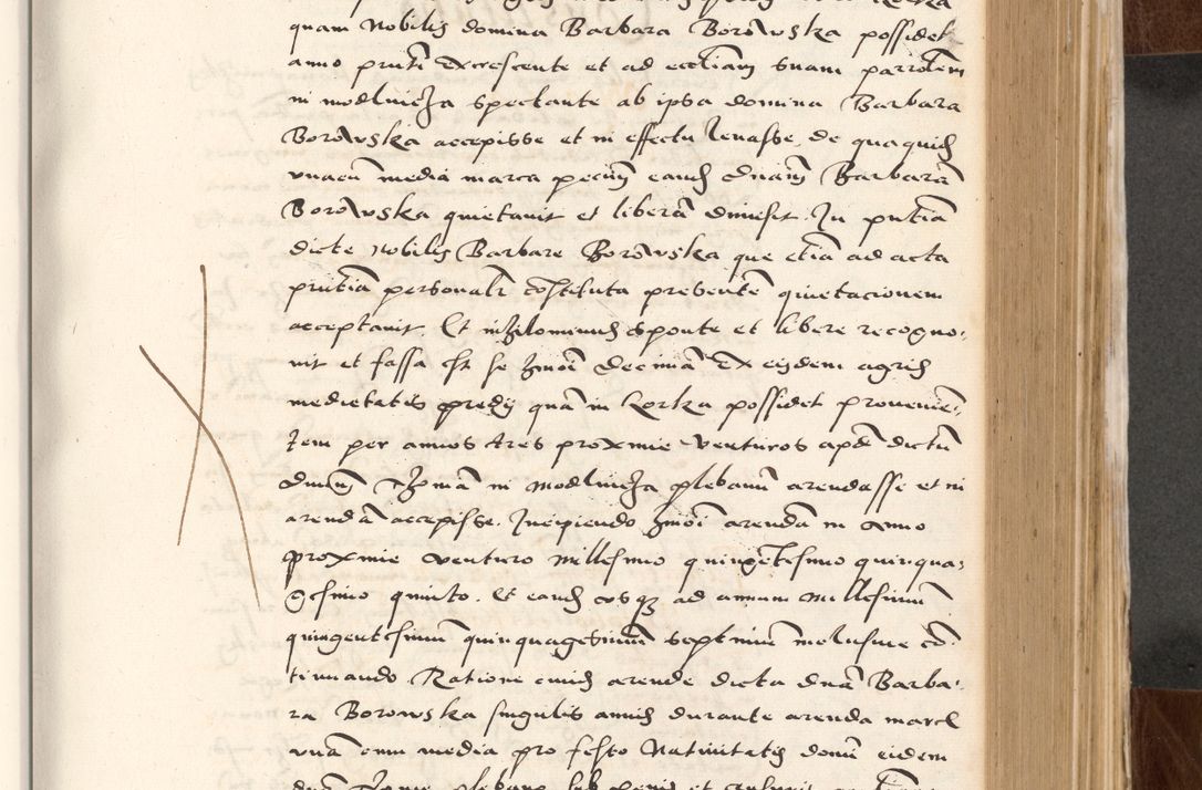 Zdjęcie nr 391 dla obiektu archiwalnego: Acta actorum causarum, sententiarum tam diffinitivarum quam interlocutoriam, obligationum, constitutionum, contractuum etc. coram reverendo patre domino Petro Porembski preposito Oswieczimensi, canonico et officiali Cracoviensi de anno Domini millesimo DºLº quarto, indictione duodecima, pontificatus sanctissimi in Christo patris et domini nostri domini Julii divina providencia papae eius nominis tercii, anno quarto, a die et mense infrasciptis continuantur