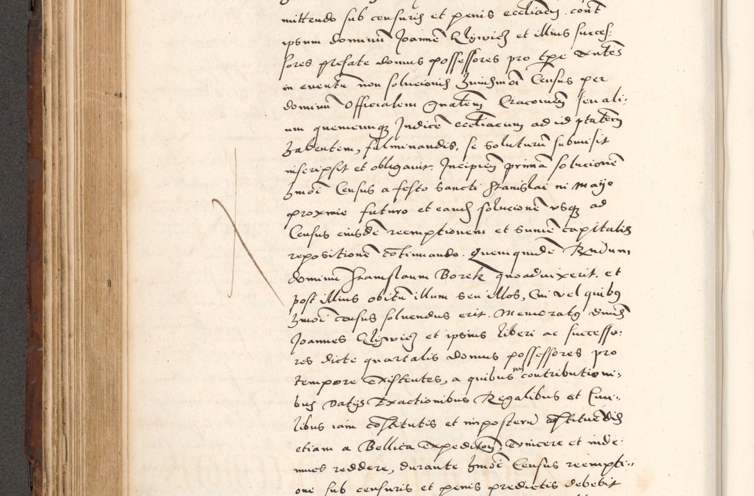 Zdjęcie nr 386 dla obiektu archiwalnego: Acta actorum causarum, sententiarum tam diffinitivarum quam interlocutoriam, obligationum, constitutionum, contractuum etc. coram reverendo patre domino Petro Porembski preposito Oswieczimensi, canonico et officiali Cracoviensi de anno Domini millesimo DºLº quarto, indictione duodecima, pontificatus sanctissimi in Christo patris et domini nostri domini Julii divina providencia papae eius nominis tercii, anno quarto, a die et mense infrasciptis continuantur