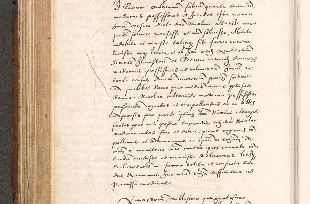 Zdjęcie nr 380 dla obiektu archiwalnego: Acta actorum causarum, sententiarum tam diffinitivarum quam interlocutoriam, obligationum, constitutionum, contractuum etc. coram reverendo patre domino Petro Porembski preposito Oswieczimensi, canonico et officiali Cracoviensi de anno Domini millesimo DºLº quarto, indictione duodecima, pontificatus sanctissimi in Christo patris et domini nostri domini Julii divina providencia papae eius nominis tercii, anno quarto, a die et mense infrasciptis continuantur