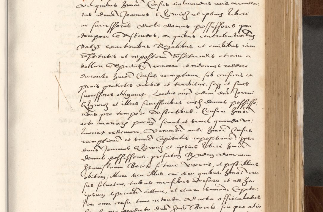 Zdjęcie nr 383 dla obiektu archiwalnego: Acta actorum causarum, sententiarum tam diffinitivarum quam interlocutoriam, obligationum, constitutionum, contractuum etc. coram reverendo patre domino Petro Porembski preposito Oswieczimensi, canonico et officiali Cracoviensi de anno Domini millesimo DºLº quarto, indictione duodecima, pontificatus sanctissimi in Christo patris et domini nostri domini Julii divina providencia papae eius nominis tercii, anno quarto, a die et mense infrasciptis continuantur