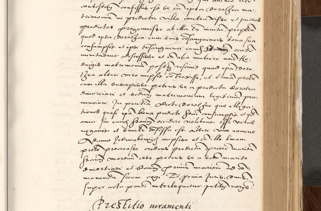 Zdjęcie nr 373 dla obiektu archiwalnego: Acta actorum causarum, sententiarum tam diffinitivarum quam interlocutoriam, obligationum, constitutionum, contractuum etc. coram reverendo patre domino Petro Porembski preposito Oswieczimensi, canonico et officiali Cracoviensi de anno Domini millesimo DºLº quarto, indictione duodecima, pontificatus sanctissimi in Christo patris et domini nostri domini Julii divina providencia papae eius nominis tercii, anno quarto, a die et mense infrasciptis continuantur