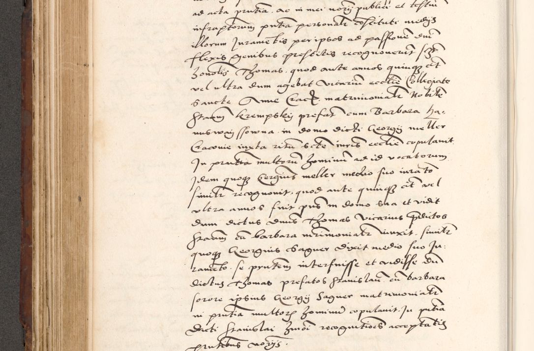 Zdjęcie nr 378 dla obiektu archiwalnego: Acta actorum causarum, sententiarum tam diffinitivarum quam interlocutoriam, obligationum, constitutionum, contractuum etc. coram reverendo patre domino Petro Porembski preposito Oswieczimensi, canonico et officiali Cracoviensi de anno Domini millesimo DºLº quarto, indictione duodecima, pontificatus sanctissimi in Christo patris et domini nostri domini Julii divina providencia papae eius nominis tercii, anno quarto, a die et mense infrasciptis continuantur