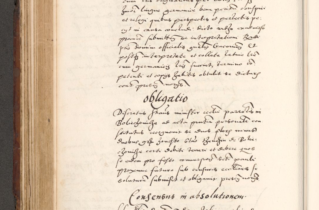 Zdjęcie nr 368 dla obiektu archiwalnego: Acta actorum causarum, sententiarum tam diffinitivarum quam interlocutoriam, obligationum, constitutionum, contractuum etc. coram reverendo patre domino Petro Porembski preposito Oswieczimensi, canonico et officiali Cracoviensi de anno Domini millesimo DºLº quarto, indictione duodecima, pontificatus sanctissimi in Christo patris et domini nostri domini Julii divina providencia papae eius nominis tercii, anno quarto, a die et mense infrasciptis continuantur