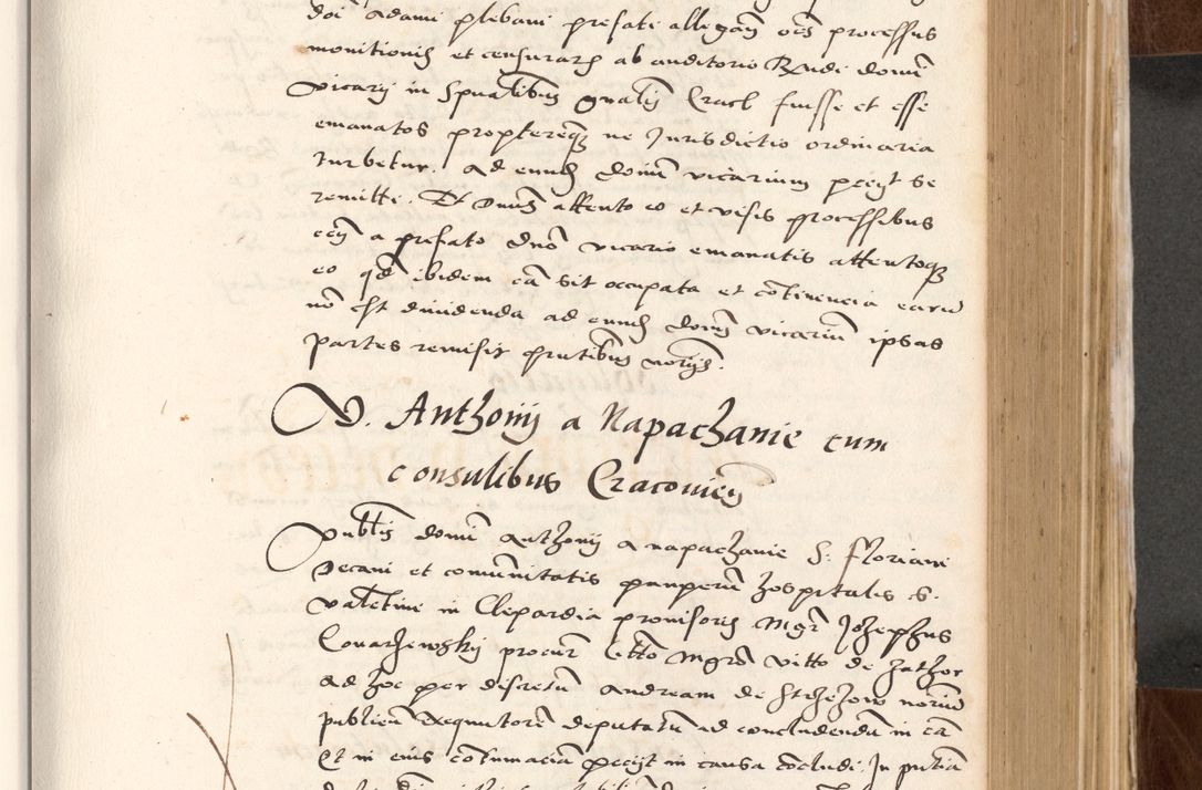 Zdjęcie nr 367 dla obiektu archiwalnego: Acta actorum causarum, sententiarum tam diffinitivarum quam interlocutoriam, obligationum, constitutionum, contractuum etc. coram reverendo patre domino Petro Porembski preposito Oswieczimensi, canonico et officiali Cracoviensi de anno Domini millesimo DºLº quarto, indictione duodecima, pontificatus sanctissimi in Christo patris et domini nostri domini Julii divina providencia papae eius nominis tercii, anno quarto, a die et mense infrasciptis continuantur