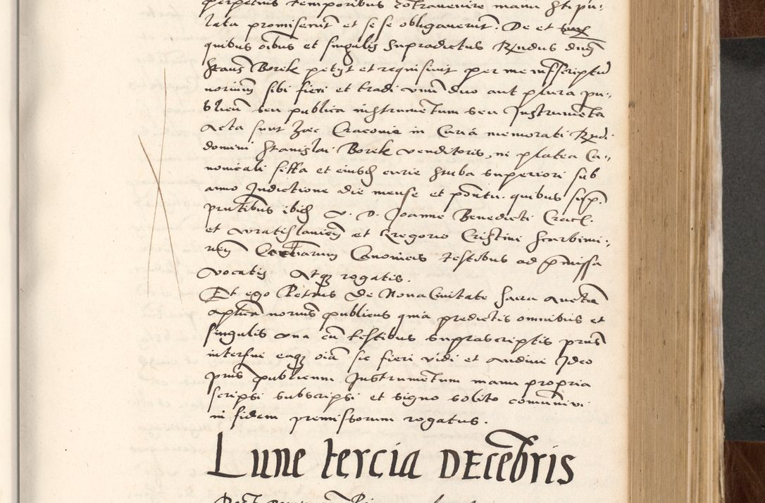 Zdjęcie nr 359 dla obiektu archiwalnego: Acta actorum causarum, sententiarum tam diffinitivarum quam interlocutoriam, obligationum, constitutionum, contractuum etc. coram reverendo patre domino Petro Porembski preposito Oswieczimensi, canonico et officiali Cracoviensi de anno Domini millesimo DºLº quarto, indictione duodecima, pontificatus sanctissimi in Christo patris et domini nostri domini Julii divina providencia papae eius nominis tercii, anno quarto, a die et mense infrasciptis continuantur