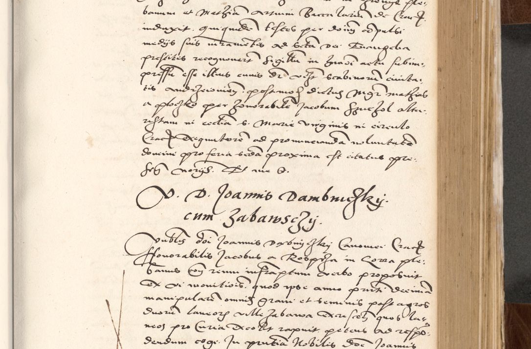 Zdjęcie nr 353 dla obiektu archiwalnego: Acta actorum causarum, sententiarum tam diffinitivarum quam interlocutoriam, obligationum, constitutionum, contractuum etc. coram reverendo patre domino Petro Porembski preposito Oswieczimensi, canonico et officiali Cracoviensi de anno Domini millesimo DºLº quarto, indictione duodecima, pontificatus sanctissimi in Christo patris et domini nostri domini Julii divina providencia papae eius nominis tercii, anno quarto, a die et mense infrasciptis continuantur
