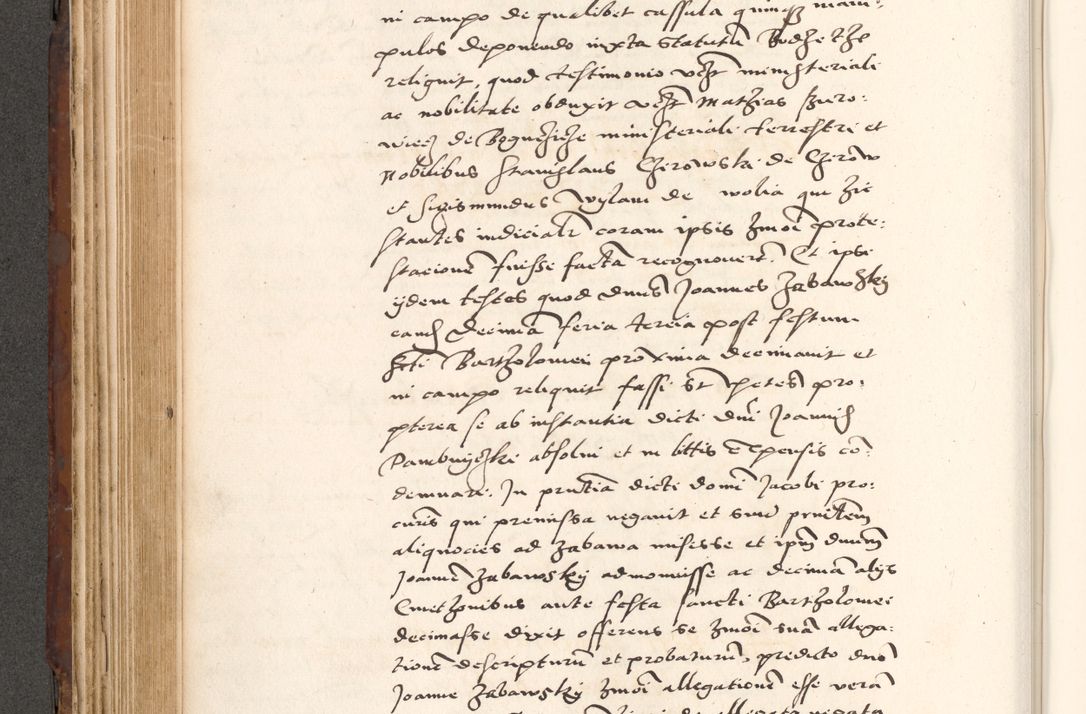 Zdjęcie nr 354 dla obiektu archiwalnego: Acta actorum causarum, sententiarum tam diffinitivarum quam interlocutoriam, obligationum, constitutionum, contractuum etc. coram reverendo patre domino Petro Porembski preposito Oswieczimensi, canonico et officiali Cracoviensi de anno Domini millesimo DºLº quarto, indictione duodecima, pontificatus sanctissimi in Christo patris et domini nostri domini Julii divina providencia papae eius nominis tercii, anno quarto, a die et mense infrasciptis continuantur