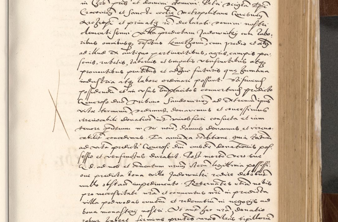 Zdjęcie nr 347 dla obiektu archiwalnego: Acta actorum causarum, sententiarum tam diffinitivarum quam interlocutoriam, obligationum, constitutionum, contractuum etc. coram reverendo patre domino Petro Porembski preposito Oswieczimensi, canonico et officiali Cracoviensi de anno Domini millesimo DºLº quarto, indictione duodecima, pontificatus sanctissimi in Christo patris et domini nostri domini Julii divina providencia papae eius nominis tercii, anno quarto, a die et mense infrasciptis continuantur