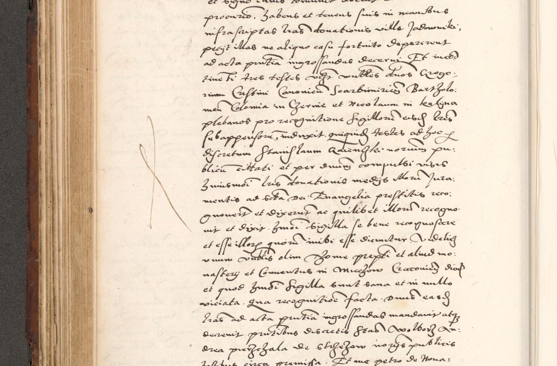 Zdjęcie nr 346 dla obiektu archiwalnego: Acta actorum causarum, sententiarum tam diffinitivarum quam interlocutoriam, obligationum, constitutionum, contractuum etc. coram reverendo patre domino Petro Porembski preposito Oswieczimensi, canonico et officiali Cracoviensi de anno Domini millesimo DºLº quarto, indictione duodecima, pontificatus sanctissimi in Christo patris et domini nostri domini Julii divina providencia papae eius nominis tercii, anno quarto, a die et mense infrasciptis continuantur