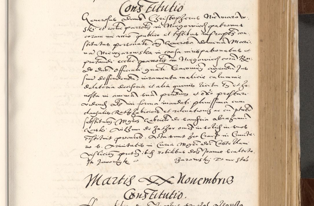 Zdjęcie nr 339 dla obiektu archiwalnego: Acta actorum causarum, sententiarum tam diffinitivarum quam interlocutoriam, obligationum, constitutionum, contractuum etc. coram reverendo patre domino Petro Porembski preposito Oswieczimensi, canonico et officiali Cracoviensi de anno Domini millesimo DºLº quarto, indictione duodecima, pontificatus sanctissimi in Christo patris et domini nostri domini Julii divina providencia papae eius nominis tercii, anno quarto, a die et mense infrasciptis continuantur