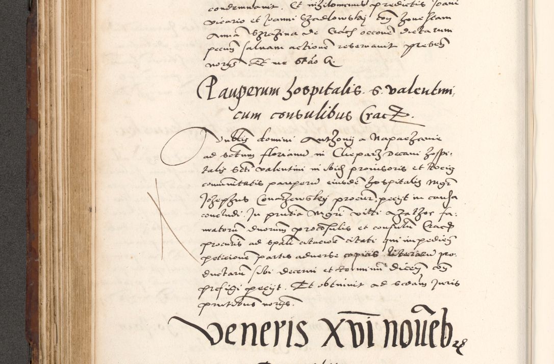 Zdjęcie nr 334 dla obiektu archiwalnego: Acta actorum causarum, sententiarum tam diffinitivarum quam interlocutoriam, obligationum, constitutionum, contractuum etc. coram reverendo patre domino Petro Porembski preposito Oswieczimensi, canonico et officiali Cracoviensi de anno Domini millesimo DºLº quarto, indictione duodecima, pontificatus sanctissimi in Christo patris et domini nostri domini Julii divina providencia papae eius nominis tercii, anno quarto, a die et mense infrasciptis continuantur
