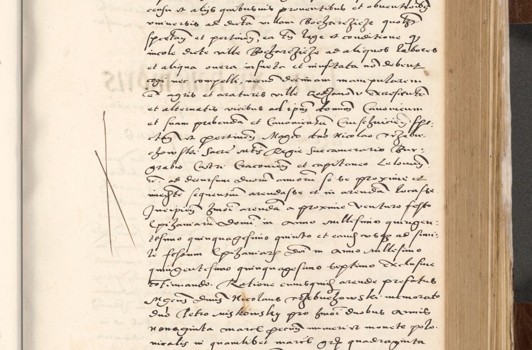 Zdjęcie nr 327 dla obiektu archiwalnego: Acta actorum causarum, sententiarum tam diffinitivarum quam interlocutoriam, obligationum, constitutionum, contractuum etc. coram reverendo patre domino Petro Porembski preposito Oswieczimensi, canonico et officiali Cracoviensi de anno Domini millesimo DºLº quarto, indictione duodecima, pontificatus sanctissimi in Christo patris et domini nostri domini Julii divina providencia papae eius nominis tercii, anno quarto, a die et mense infrasciptis continuantur