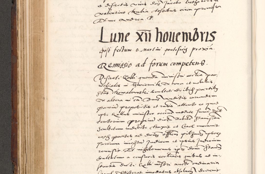 Zdjęcie nr 328 dla obiektu archiwalnego: Acta actorum causarum, sententiarum tam diffinitivarum quam interlocutoriam, obligationum, constitutionum, contractuum etc. coram reverendo patre domino Petro Porembski preposito Oswieczimensi, canonico et officiali Cracoviensi de anno Domini millesimo DºLº quarto, indictione duodecima, pontificatus sanctissimi in Christo patris et domini nostri domini Julii divina providencia papae eius nominis tercii, anno quarto, a die et mense infrasciptis continuantur