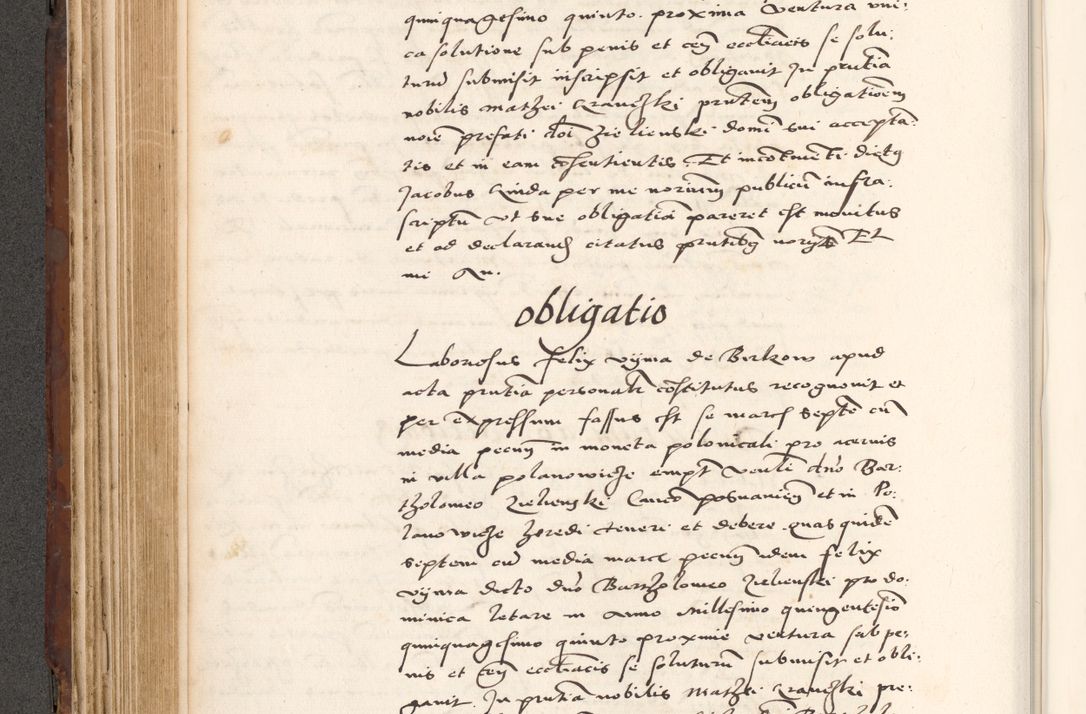 Zdjęcie nr 326 dla obiektu archiwalnego: Acta actorum causarum, sententiarum tam diffinitivarum quam interlocutoriam, obligationum, constitutionum, contractuum etc. coram reverendo patre domino Petro Porembski preposito Oswieczimensi, canonico et officiali Cracoviensi de anno Domini millesimo DºLº quarto, indictione duodecima, pontificatus sanctissimi in Christo patris et domini nostri domini Julii divina providencia papae eius nominis tercii, anno quarto, a die et mense infrasciptis continuantur