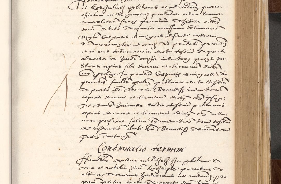 Zdjęcie nr 323 dla obiektu archiwalnego: Acta actorum causarum, sententiarum tam diffinitivarum quam interlocutoriam, obligationum, constitutionum, contractuum etc. coram reverendo patre domino Petro Porembski preposito Oswieczimensi, canonico et officiali Cracoviensi de anno Domini millesimo DºLº quarto, indictione duodecima, pontificatus sanctissimi in Christo patris et domini nostri domini Julii divina providencia papae eius nominis tercii, anno quarto, a die et mense infrasciptis continuantur