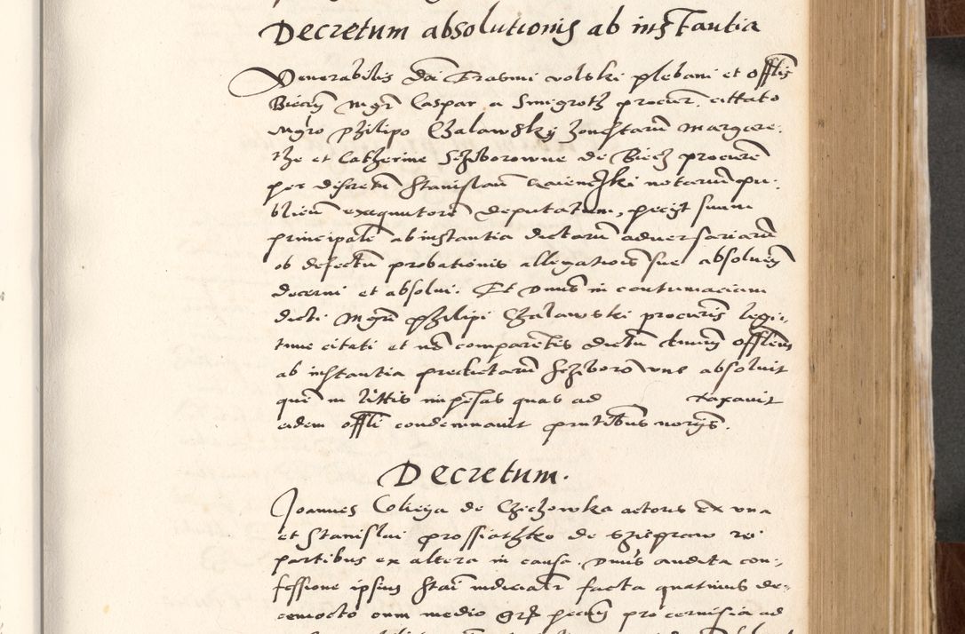 Zdjęcie nr 321 dla obiektu archiwalnego: Acta actorum causarum, sententiarum tam diffinitivarum quam interlocutoriam, obligationum, constitutionum, contractuum etc. coram reverendo patre domino Petro Porembski preposito Oswieczimensi, canonico et officiali Cracoviensi de anno Domini millesimo DºLº quarto, indictione duodecima, pontificatus sanctissimi in Christo patris et domini nostri domini Julii divina providencia papae eius nominis tercii, anno quarto, a die et mense infrasciptis continuantur
