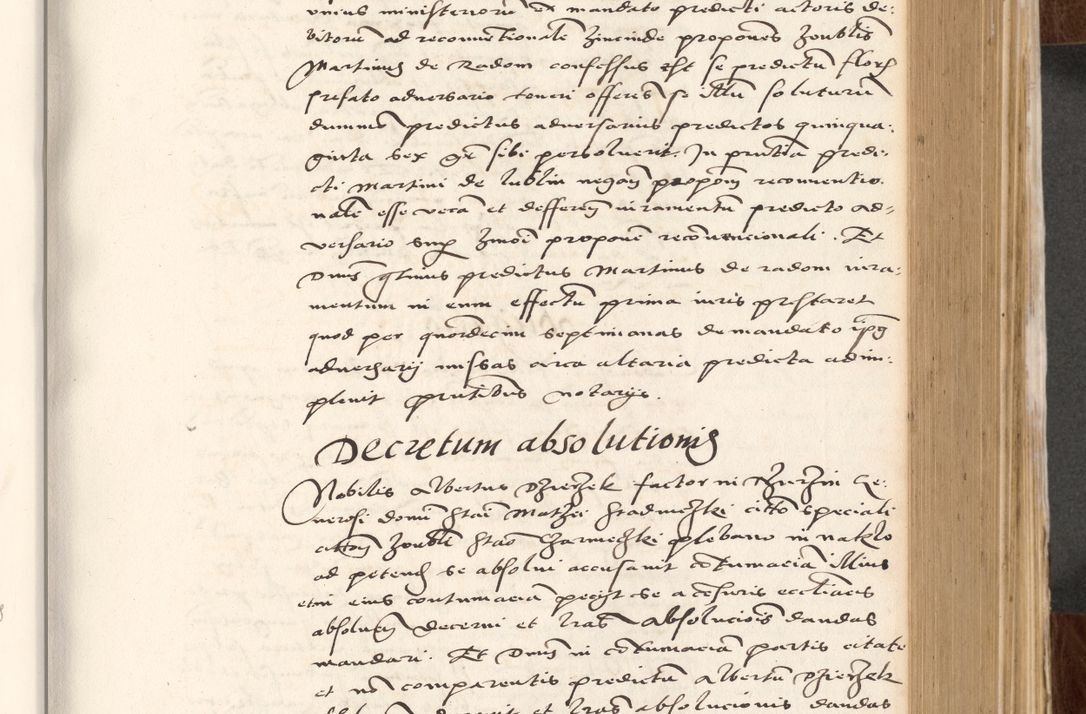 Zdjęcie nr 325 dla obiektu archiwalnego: Acta actorum causarum, sententiarum tam diffinitivarum quam interlocutoriam, obligationum, constitutionum, contractuum etc. coram reverendo patre domino Petro Porembski preposito Oswieczimensi, canonico et officiali Cracoviensi de anno Domini millesimo DºLº quarto, indictione duodecima, pontificatus sanctissimi in Christo patris et domini nostri domini Julii divina providencia papae eius nominis tercii, anno quarto, a die et mense infrasciptis continuantur