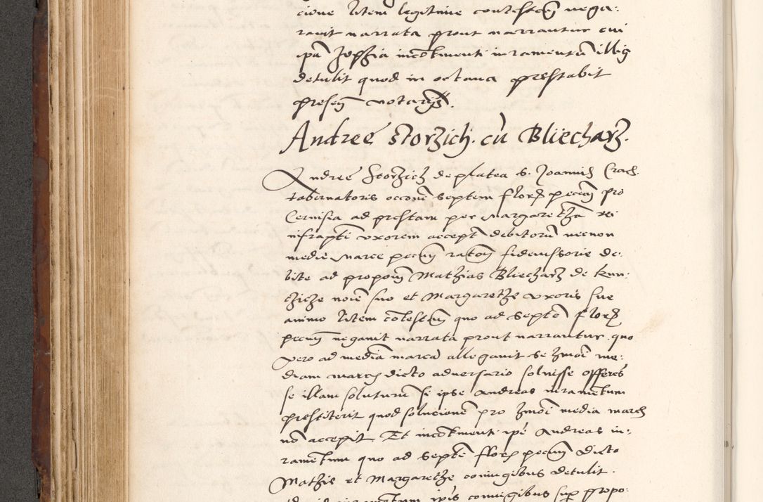 Zdjęcie nr 324 dla obiektu archiwalnego: Acta actorum causarum, sententiarum tam diffinitivarum quam interlocutoriam, obligationum, constitutionum, contractuum etc. coram reverendo patre domino Petro Porembski preposito Oswieczimensi, canonico et officiali Cracoviensi de anno Domini millesimo DºLº quarto, indictione duodecima, pontificatus sanctissimi in Christo patris et domini nostri domini Julii divina providencia papae eius nominis tercii, anno quarto, a die et mense infrasciptis continuantur